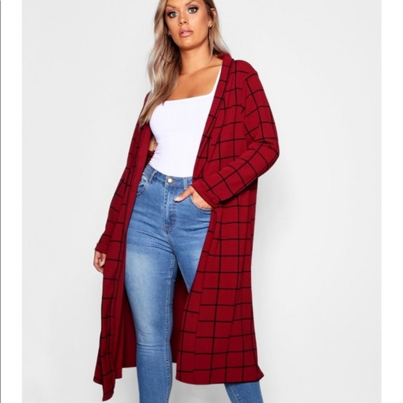 Boohoo Plus Sweaters - Duster Jacket